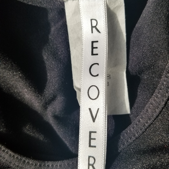 Seamless Shapewear Long Sleeve Fitted Pullover Top Navy - Picture 5 of 6